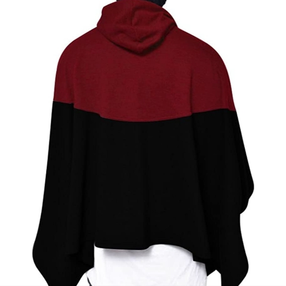 Unisex Demetory Hooded Cloak Poncho - Picture 2 of 4